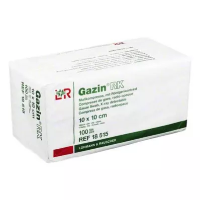 Gazin compresse 10x10cm 16f, 100 pc Gazin compresse 10x10cm 16f, 100 pc