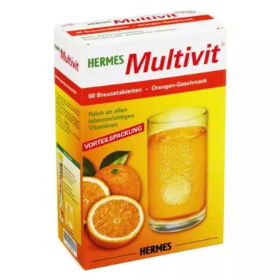 HERMES Multivit comprimés effervescents, 60 comprimés