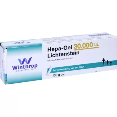 HEPA GEL 30 000 U.I. de Lichtenstein, 100 g