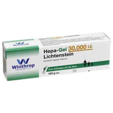 HEPA GEL 30 000 U.I. de Lichtenstein, 100 g