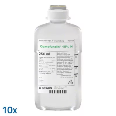 Osmofundine 15% N Ecoflac Pl. solution pour perfusion, 10X250 ml