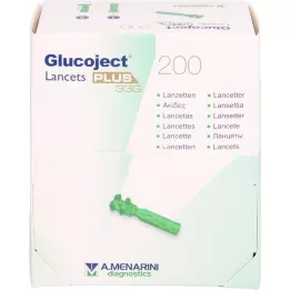 GLUCOJECT Lancets PLUS 33 G, 200 pcs