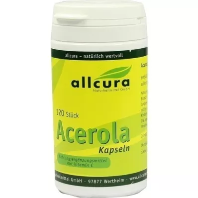 ACEROLA KAPSELN Vitamine C naturelle, 120 capsules