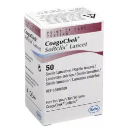 COAGUCHEK Softclix Lancet, 50 pièces