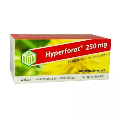 Hyperforate 250 mg comprimés pelliculés, 100 pc Hyperforate 250 mg comprimés pelliculés, 100 pc
