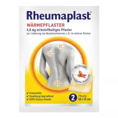 RHEUMAPLAST Patch de 4,8 mg contenant le principe actif, 2 pièces RHEUMAPLAST Patch de 4,8 mg contenant le principe actif, 2 pièces