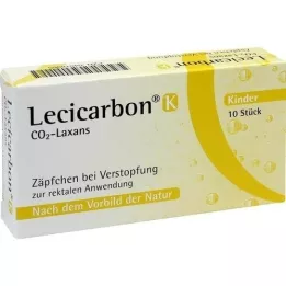 LECICARBON K CO2 Laxans Suppositoires pour enfants, 10 pces