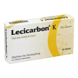 LECICARBON K CO2 Laxans Suppositoires pour enfants, 10 pces