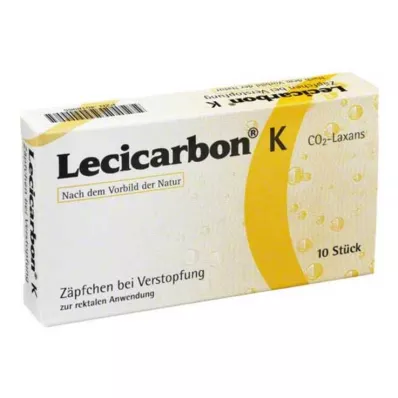 LECICARBON K CO2 Laxans Suppositoires pour enfants, 10 pces LECICARBON K CO2 Laxans Suppositoires pour enfants, 10 pces