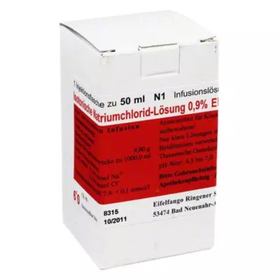 Solution isotonique Nacl 0,9% Eifel fango, 50 ml Solution isotonique Nacl 0,9% Eifel fango, 50 ml