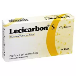LECICARBON Suppositoires S CO2 Laxans, 10 pces