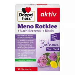 DOPPELHERZ Meno trèfle rouge+huile donagre+biotine en gélules, 30 gélules