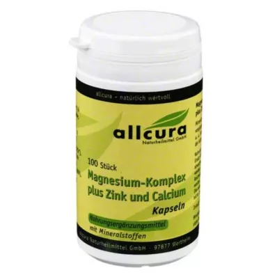 MAGNESIUM KOMPLEX Gélules de zinc et de calcium, 100 gélules