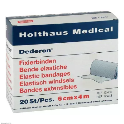 DEDERON Bande de fixation 6 cmx4 m, 20 pces