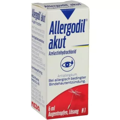 ALLERGODIL Gouttes oculaires aiguës, 6 ml