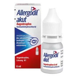ALLERGODIL Gouttes oculaires aiguës, 6 ml