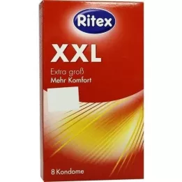 RITEX XXL Préservatifs, 8 pcs