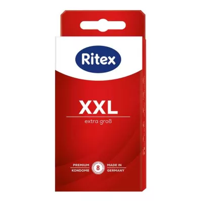 RITEX XXL Préservatifs, 8 pcs