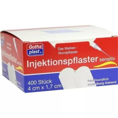 GOTHAPLAST Pansement pour injection sensitif 1,7x4 cm, 400 pces