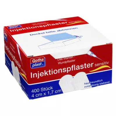 GOTHAPLAST Pansement pour injection sensitif 1,7x4 cm, 400 pces