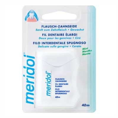 MERIDOL Fil dentaire pelucheux ciré, 40 m MERIDOL Fil dentaire pelucheux ciré, 40 m