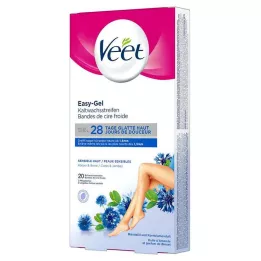 VEET Bandes à épiler sensitive, 10X2 pces