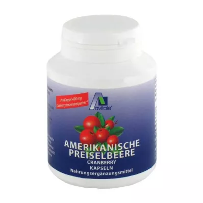 PREISELBEERE américain 400 mg gélules, 100 pcs