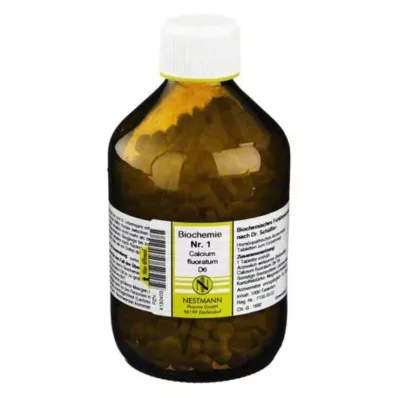 BIOCHEMIE 1 Comprimés de Calcium Fluoratum D 6, 1000 unités