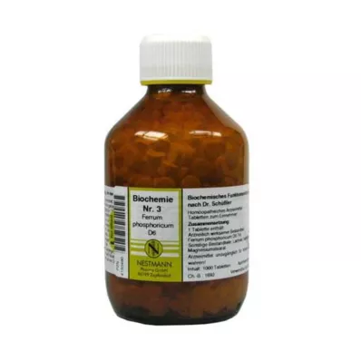 [3 comprimés de Ferrum phosphoricum D 6, 1000 comprimés