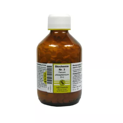 BIOCHEMIE 3 Comprimés de Ferrum phosphoricum D 12, 1000 comprimés