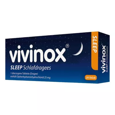 VIVINOX Sleep Dragées pour le sommeil, 20 comprimés