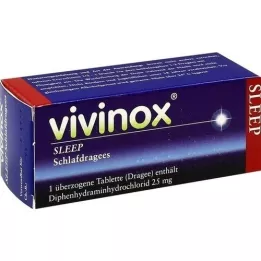 VIVINOX Sleep Dragées pour le sommeil, 50 capsules