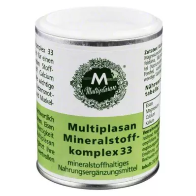 MULTIPLASAN Complexe minéral 33 comprimés, 350 pc