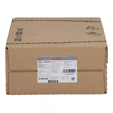 Flacons dinjection de glucose 50% B.Braun, 20X100 ml Flacons dinjection de glucose 50% B.Braun, 20X100 ml