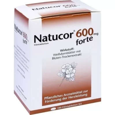 NATUCOR 600 mg forte comprimés pelliculés, 100 pc