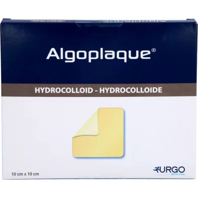 ALGOPLAQUE 10x10 cm pansement hydrocolloïde flexible, 10 pces