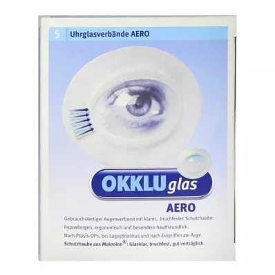 OKKLUGLAS Pansement pour verre de montre Aero, 5 pces