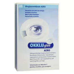 OKKLUGLAS Pansement Aero pour verre de montre, 20 pces