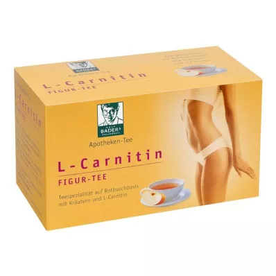 BADERS Thé Actif L-Carnitine sachets filtres, 20 pcs