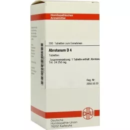 ABROTANUM D 4 comprimés, 200 pc