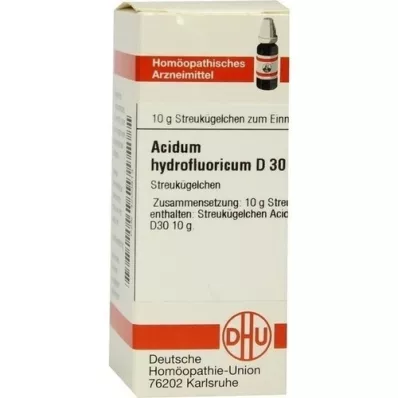 ACIDUM HYDROFLUORICUM D 30 globules, 10 g