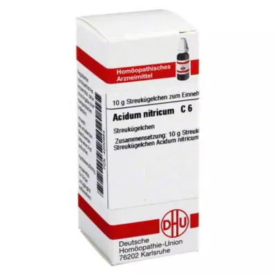 ACIDUM NITRICUM C 6 globules, 10 g