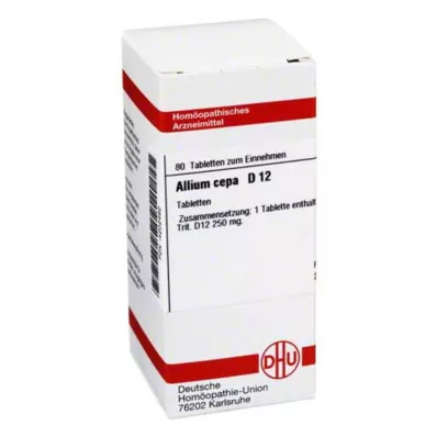 ALLIUM CEPA D 12 comprimés, 80 pc ALLIUM CEPA D 12 comprimés, 80 pc