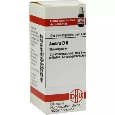 AMBRA Globules D 6, 10 g