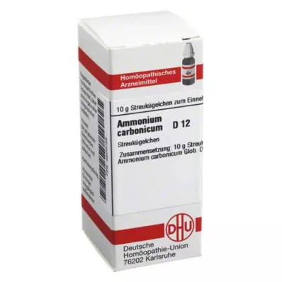 AMMONIUM CARBONICUM Globules D 12, 10 g