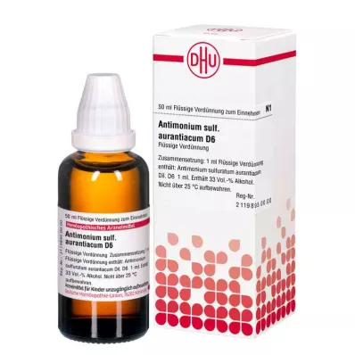 ANTIMONIUM SULFURATUM aurantiacum D 6 Dilution, 50 ml