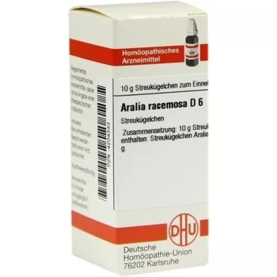 ARALIA RACEMOSA Globules D 6, 10 g