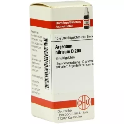 ARGENTUM NITRICUM D 200 globules, 10 g