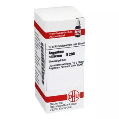 ARGENTUM NITRICUM D 200 globules, 10 g