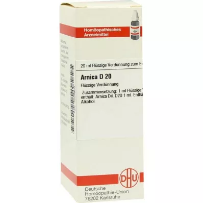 ARNICA D 20 Dilution, 20 ml ARNICA D 20 Dilution, 20 ml